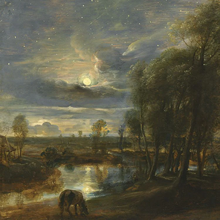 The Courtauld Collection - Landscape by Moonlight