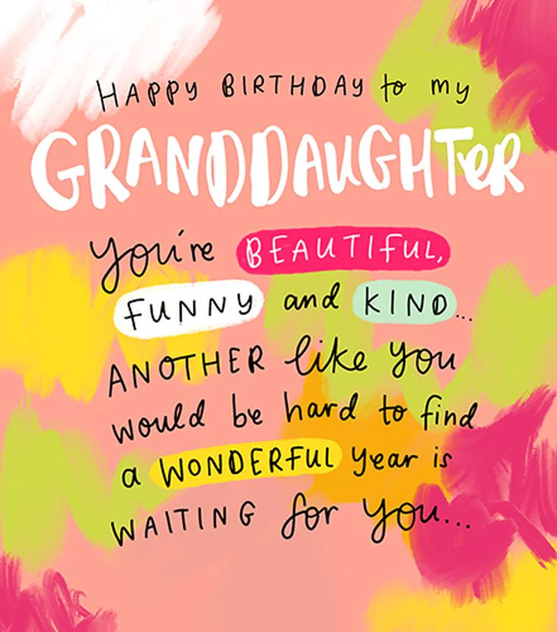 The Happy News - Happy Birthday Granddaughter