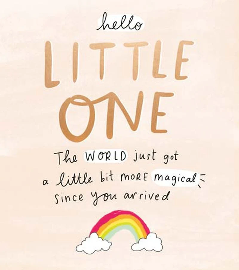 The Happy News - Hello Little One Rainbow