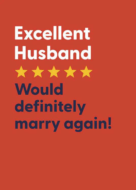 UK Greetings - Husband Would Marry Again
