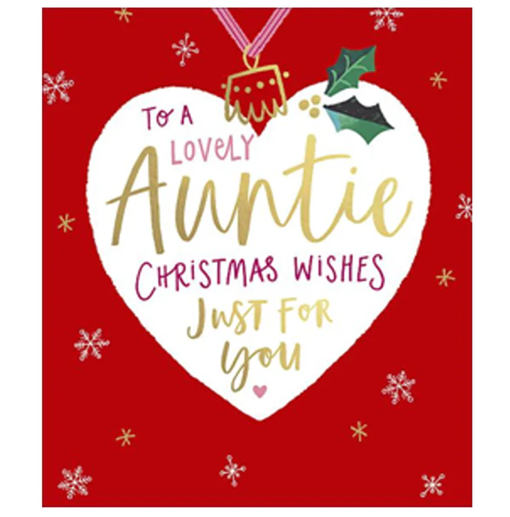 UK Greetings - Lovely Auntie