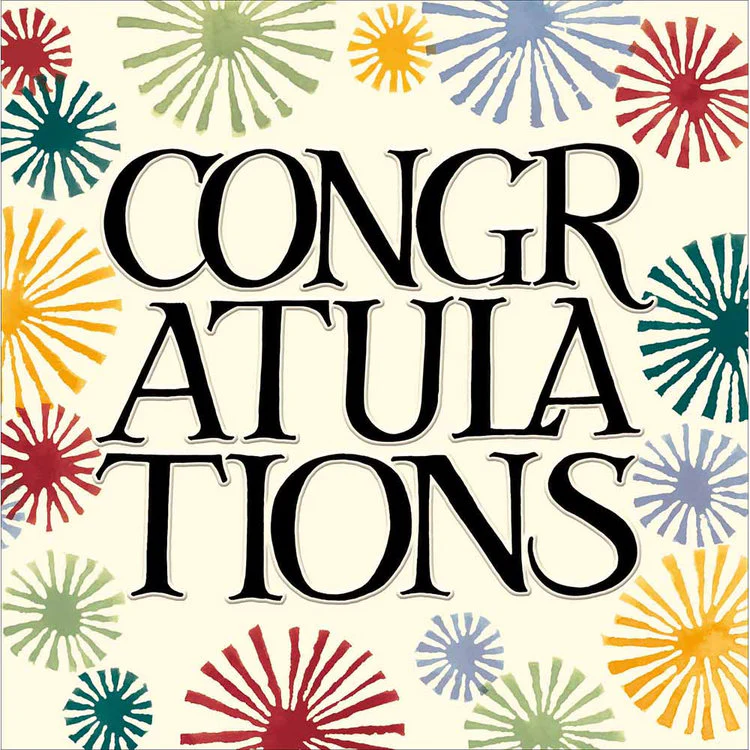 Woodmansterne - Congrats Shining Bright