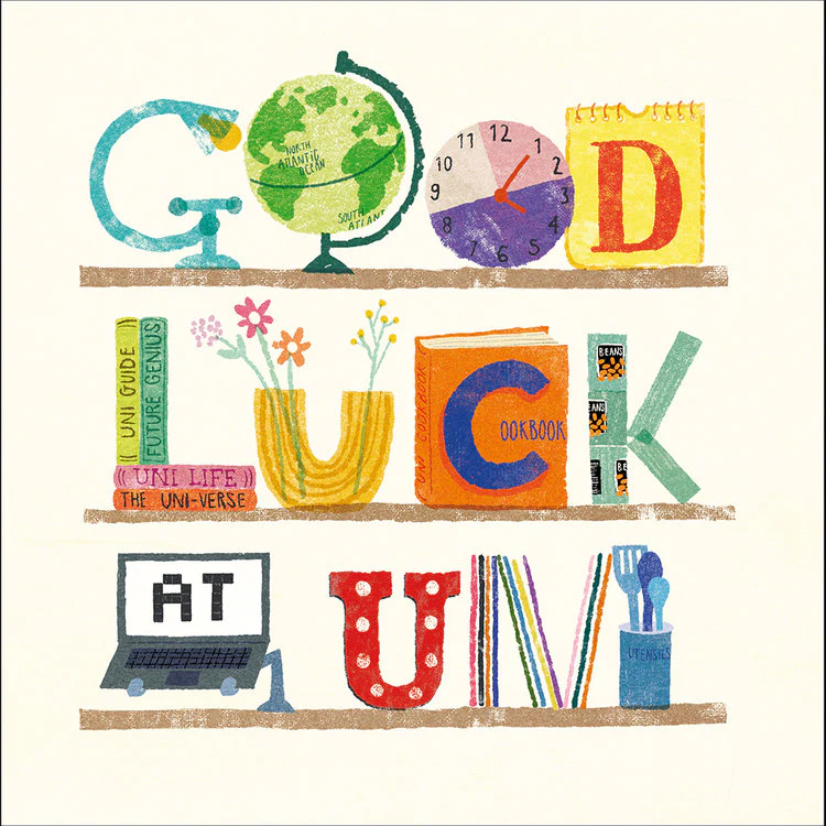Woodmansterne - Good Luck Uni Shelves